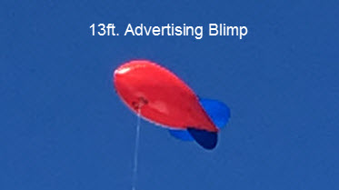 advertising blimps - polyurethane helium advertising blimp